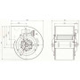 Ventilateur centrifuge DDM 10/10.350.6 BRIDE ET SUPPORT - 30461008