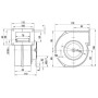 Ventilateur centrifuge G3G120-BB13-02 - 13610119