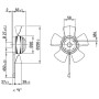 Ventilateur hélicoïde A2D250-AA02-01 - 13031262
