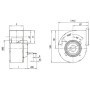 Ventilateur centrifuge G2E120-TD76-01 - 13410056