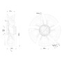 Ventilateur hélicoïde A4D350-AN08-02 - 13031360