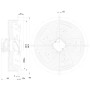 Ventilateur hélicoïde S4E400-AP02-50 - 13032400