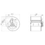 Ventilateur centrifuge DD 10/10.373.4. BRIDE ET SUPPORT - 30452160