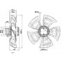 Ventilateur A4D500-AM03-01 - 13031492