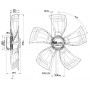Ventilateur hélicoïde A3G800-AO84-90 - 13532804