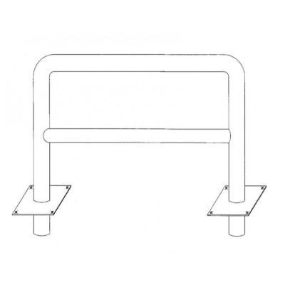 BARRIERE EN INOX 1000MM - 39031026