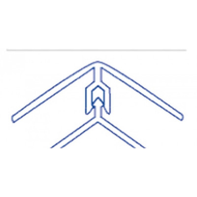 BAGUETTE D'ANGLE EXTERNE 8-10MM PVC 333 BLANC 9010  3.00ML - 39010903