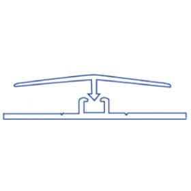 COUVRE-JOINT 8-10MM PVC 333 BLANC 9010  3.05ML - 39010901