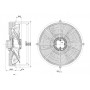 Ventilateur hélicoïde S8E500-AJ03-01 - 13032567