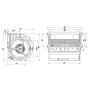 Ventilateur centrifuge D3G146-LV13-30 - 13620149