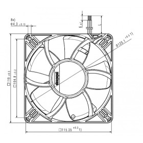 Ventilateur 4312N/2N - 13021813