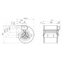 Ventilateur DDM 9/9.550.4 +GRG BRIDE ET SUPPORT - 30460963