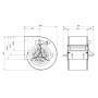 Ventilateur DDM 9/7 500.4 BRIDE ET SUPPORT - 30460844