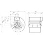 Ventilateur DDM 9/9.550.4 BRIDE ET SUPPORT - 30460948
