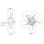 Ventilateur A4E300-AR26-27 - 13031274