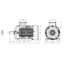 Moteur SPL 112 M2D 5.5/2 B3 - 25090683