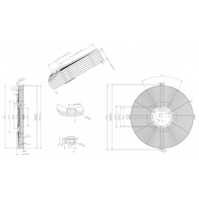 GRILLE SUPPORT DIAM 800 POUR A3G800 - 13539984