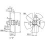 Ventilateur hélicoïde A4E350-AN19-02. - 13031363