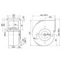 Ventilateur centrifuge G3G140-AV03-02 - 13610136