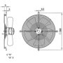 Ventilateur hélicoïde S2E300-BP02-35. - 13032280