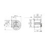 Ventilateur centrifuge DD 9/7.147.6. BRIDE ET SUPPORT - 30452005