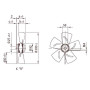 Ventilateur hélicoïde A4S300-AA02-01 - 13031296