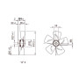 Ventilateur hélicoïde A4D315-AC20-02 - 13031322
