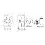 Ventilateur centrifuge CMR-2380-4T - 23021801