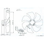 Ventilateur hélicoïde FE050-4EA.4L.2. - 11030230