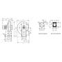 Ventilateur centrifuge CAM-545-2T-4 - 23034452