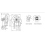 Ventilateur centrifuge CAM-550-2T-7.5 - 23034505
