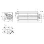 Ventilateur tangentiel simple QK08A-2EM.50.CH - 11180606