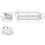 Ventilateur tangentiel simple QK08A-4EM.50.CB - 11180633