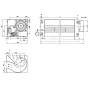 Ventilateur tangentiel simple QR08B-4EM-72.CH - 11180650