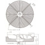 Ventilateur hélicoïde S0355 VD35 TG30W04 - 26050357