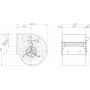 Ventilateur centrifuge DDM 10/10.600.4. BRIDE ET SUPPORT - 30461011