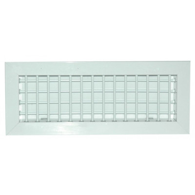 GRILLE ALUMINIUM AILETTES MOBILES DOUBLE DEFLEXION GDF 300x100 - 20400300