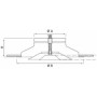 DIFFUSEUR ALUMINIUM CIRCULAIRE REGLABLE DAC / AUTO 160 - 20410162