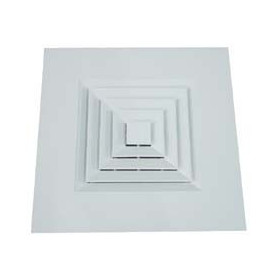 DIFFUSEUR ALUMINIUM CARRE POUR PLAFONDS MODULAIRES DAB-FP 375x375 - 20410376