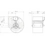 Ventilateur centrifuge DDM 10/8.550.4. BRIDE ET SUPPORT - 30461000