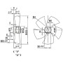 Ventilateur hélicoïde A4E420-AP02-01. - 13031422